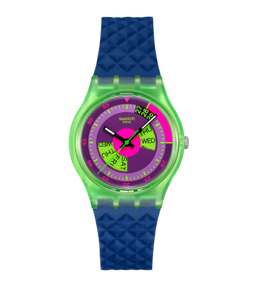 Orologio Unisex Bambino Swatch Neon Skychart SO28G704