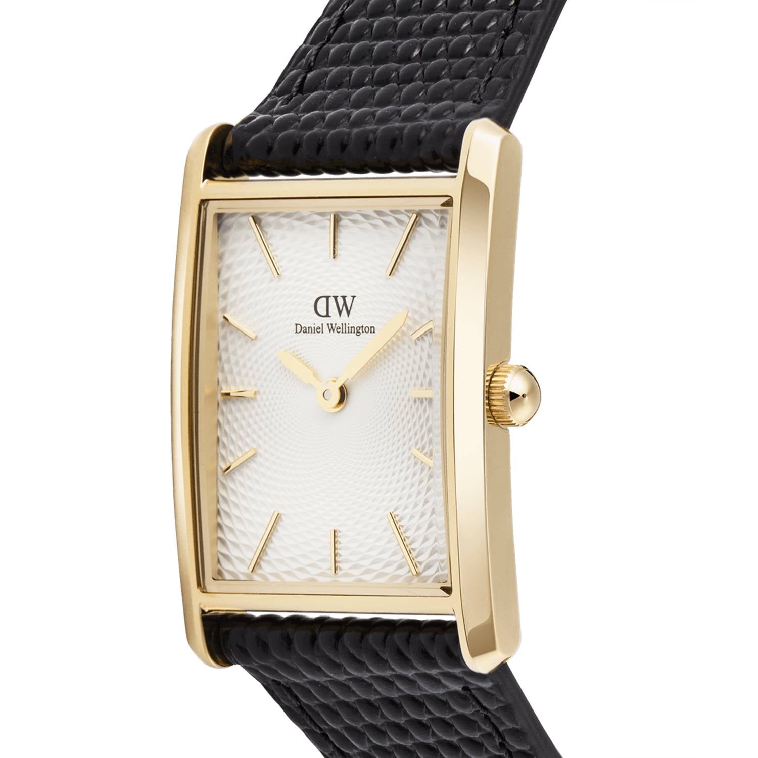 Orologio Uomo Daniel Wellington Acciaio  Bound Black Lizard White Guilloche DW00100899