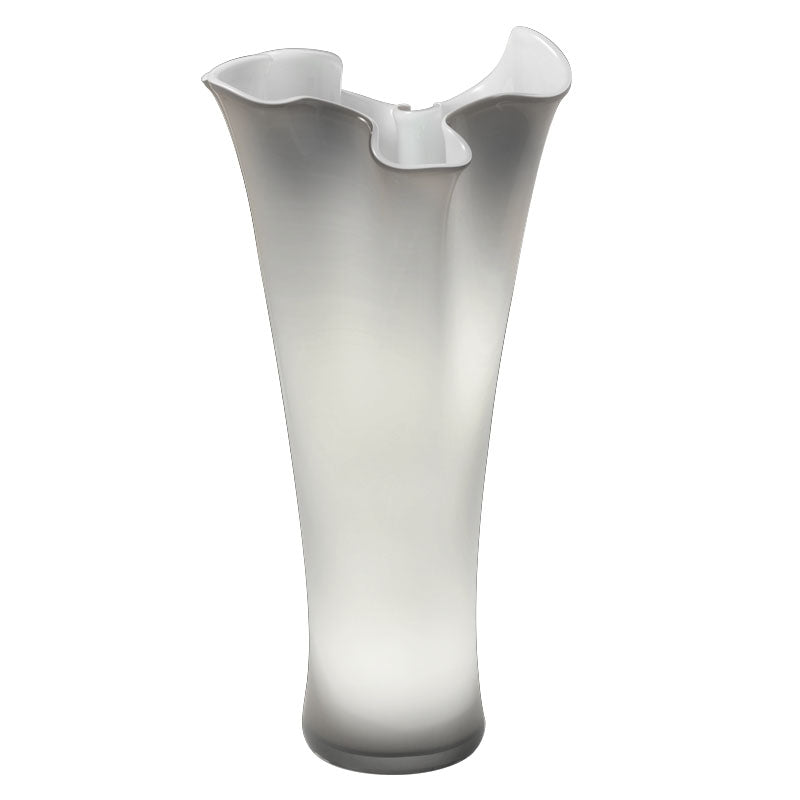 Vaso cristallo Onlylux wave opale fumè 75 cm OL01668
