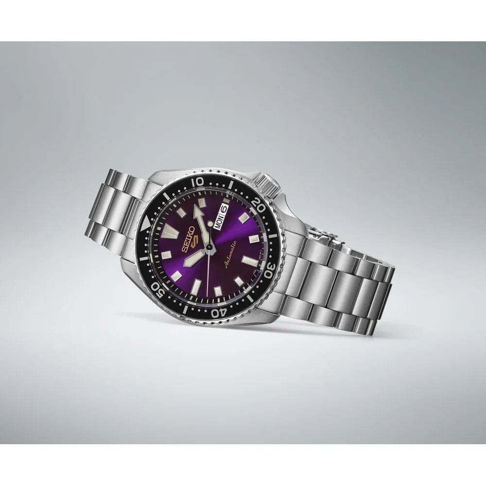 Orologio Uomo Seiko 5 Edizione Limitata Automatico SKX 145° Viola HDB003K1