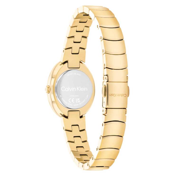 Orologio Donna Acciaio Oro Calvin Klein Quarzo Solo Tempo 25100147