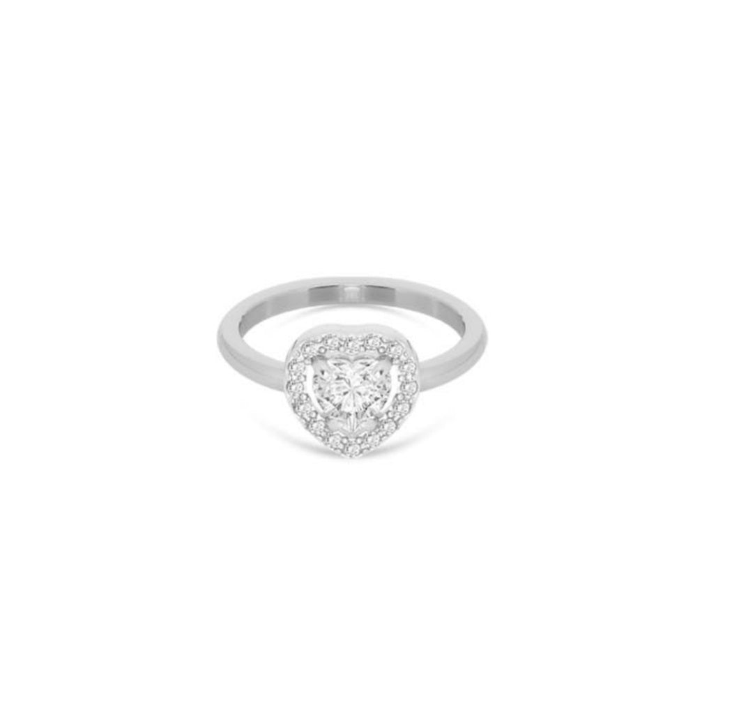 Anello Donna Liu Jo Acciaio Con Zircone a cuore LJ2252M12