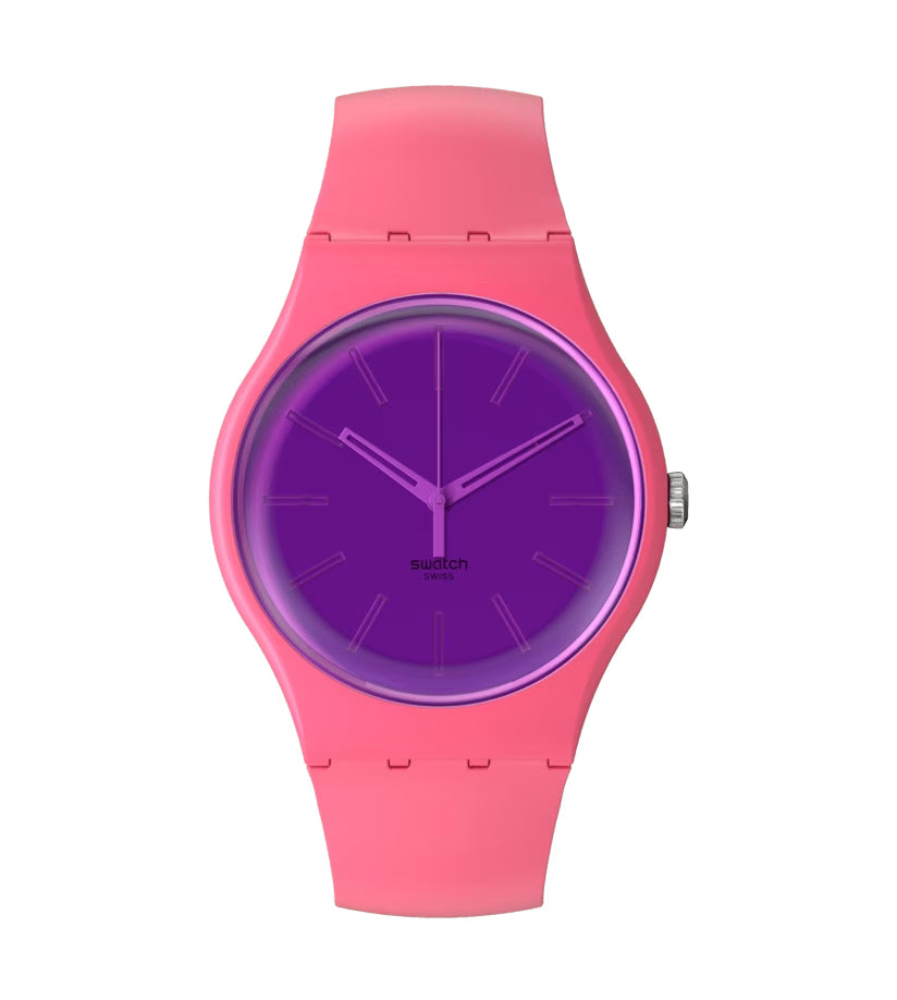 Orologio Donna Swatch Berry Harmonious Quarzo Rosa Viola Lucido SO29P102