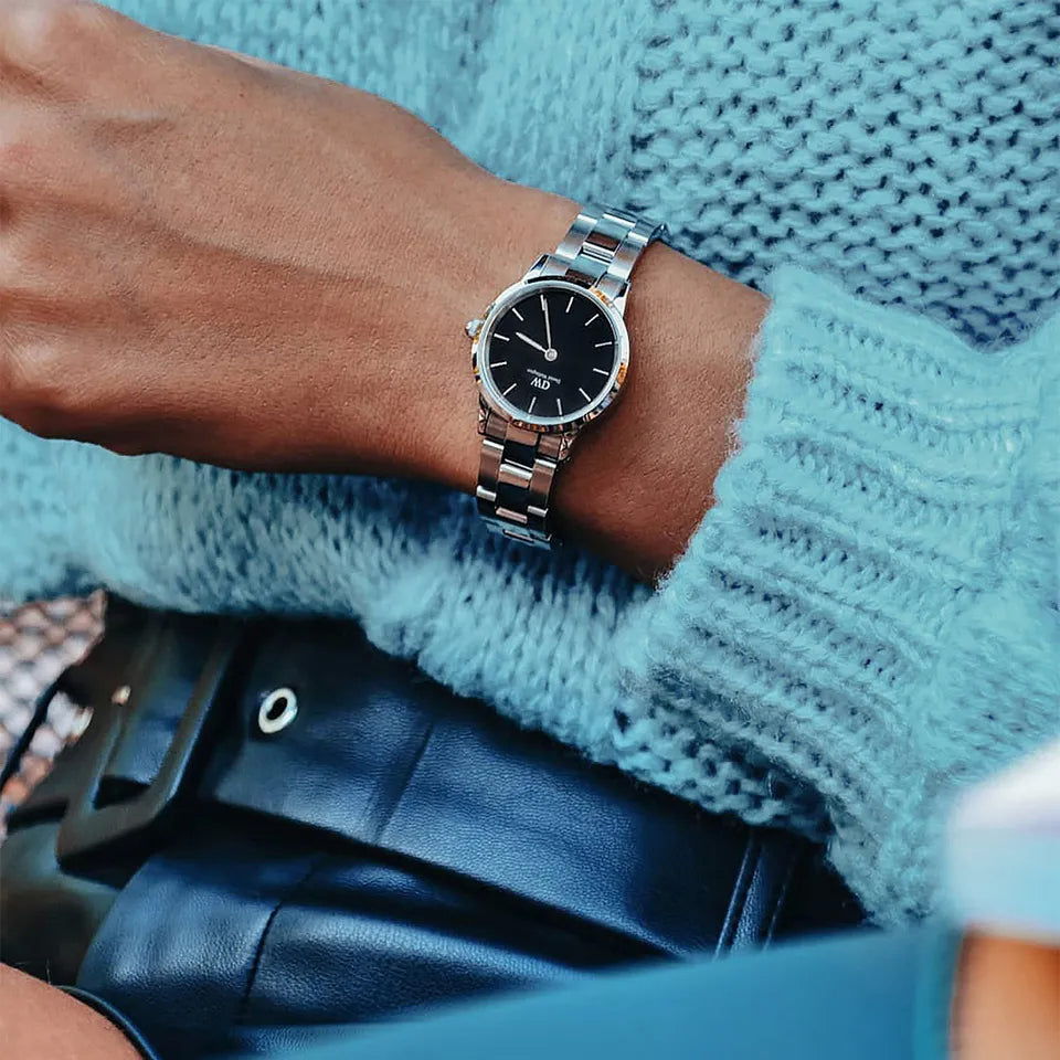 Orologio Donna Daniel Wellington Quarzo Solo Tempo Acciaio 32 mm Nero DW00100206