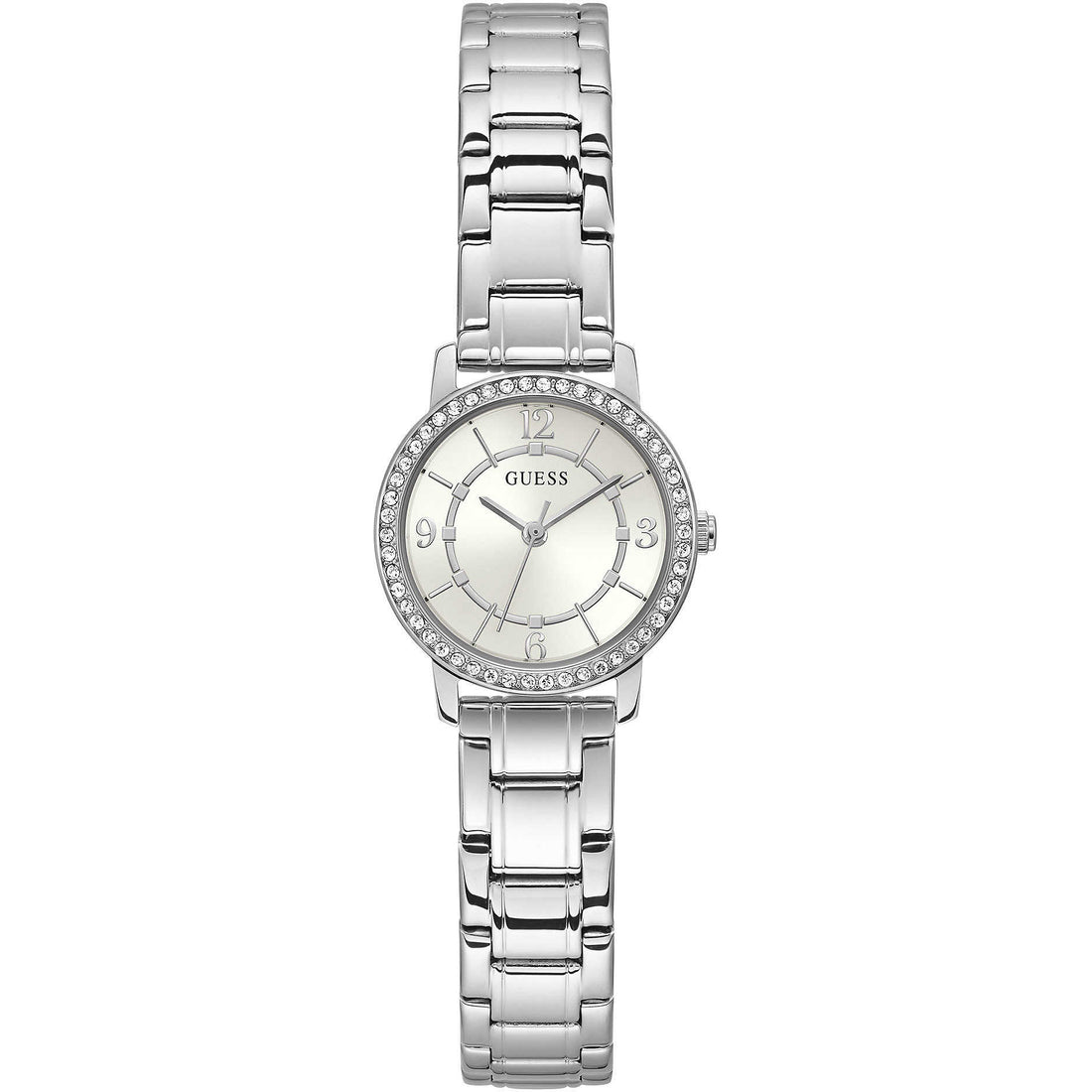 Orologio Donna Guess Quarzo Solo Tempo Zirconi Acciaio GW0468L1