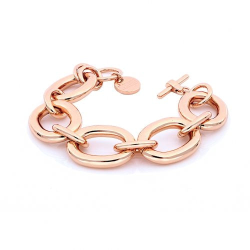 Bracciale Donna Unoaerre 1AR Bronzo Lucido Rosato Maglia Forzatina 512193