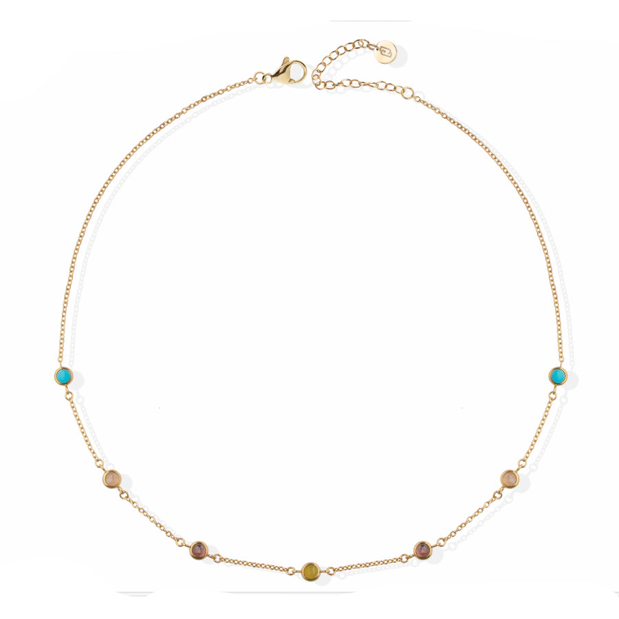 Collana Donna Gioielli Liujo Acciaio Dorato LJ2862