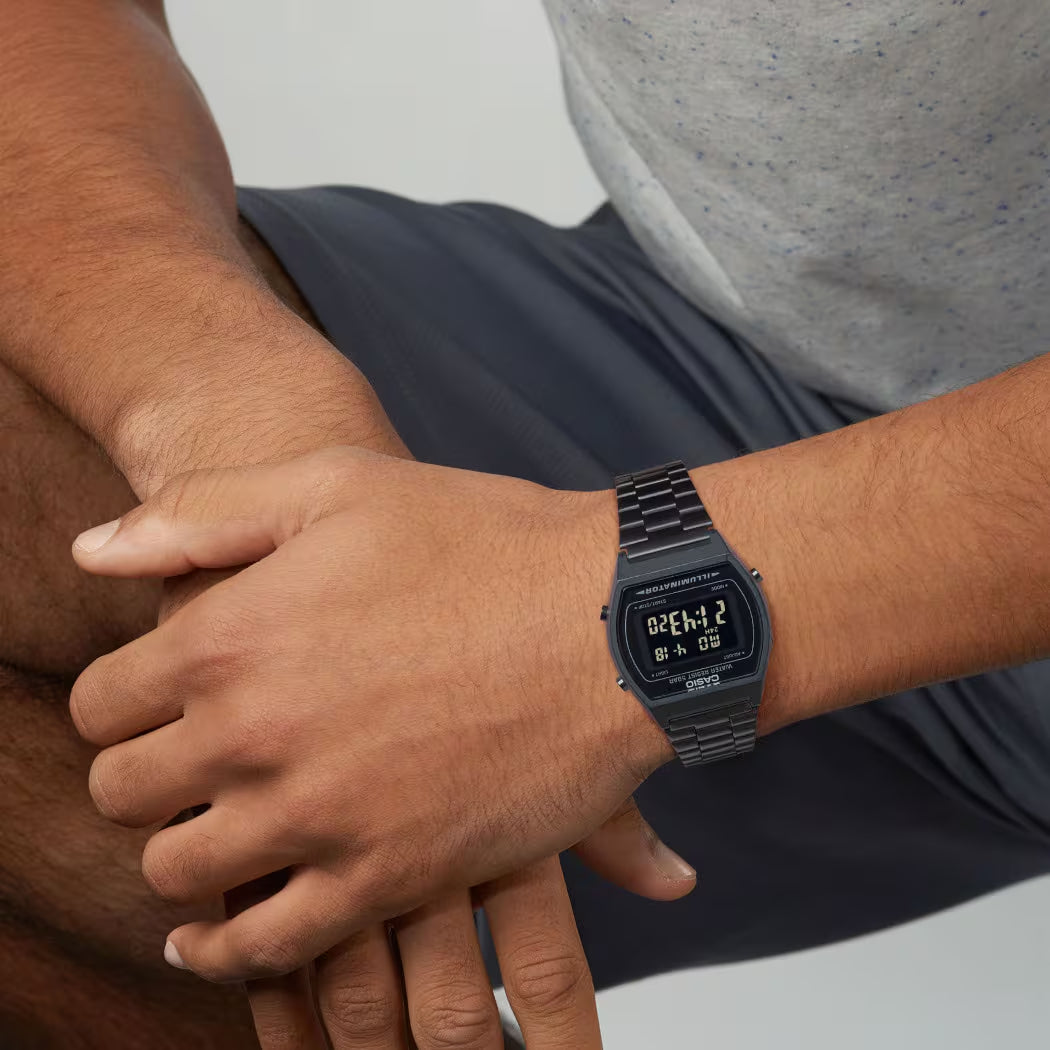 Orologio Uomo Acciaio Casio Digitale Nero B640WB-1BEF