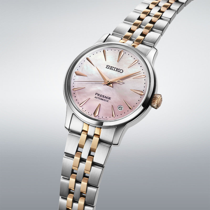 Orologio Donna Seiko Automatico Presage Rosa Cocktail Time SRPM06J1