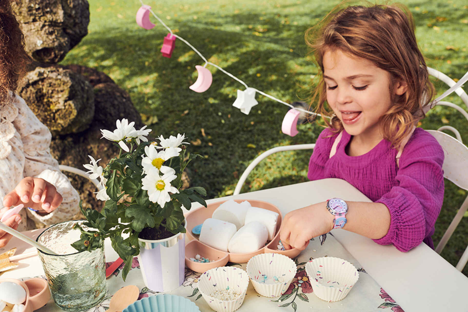 Orologio Swatch Bambina Flik Flak Rosa Solo Tempo FPNP102