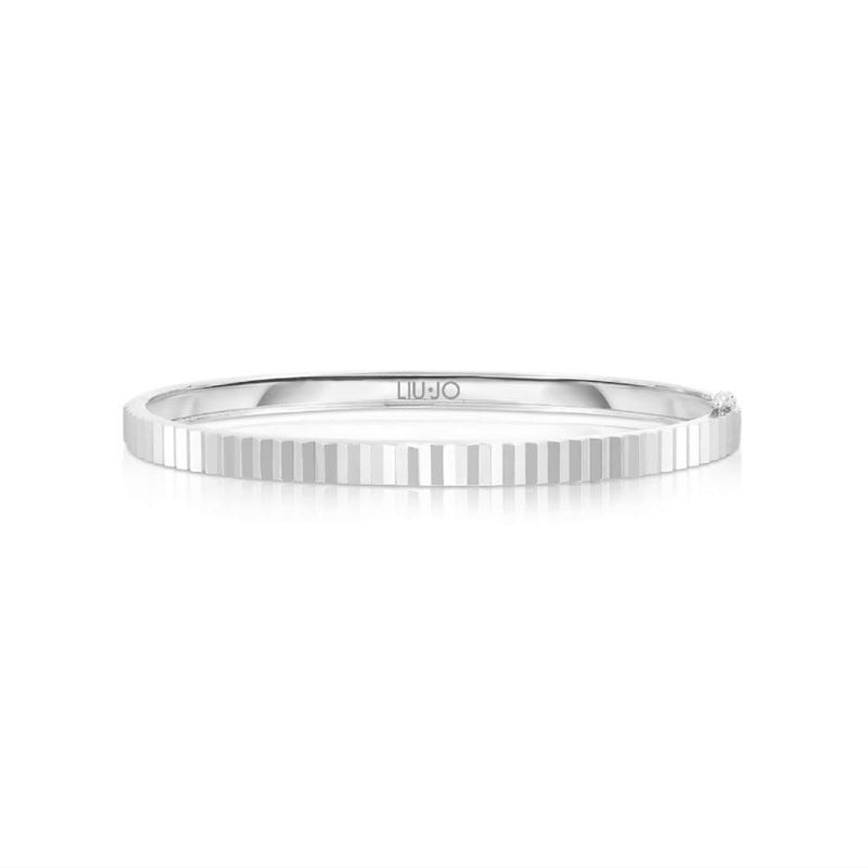 Bracciale Donna Liu Jo Acciaio Rigido Lucido Sfaccettato LJ2394