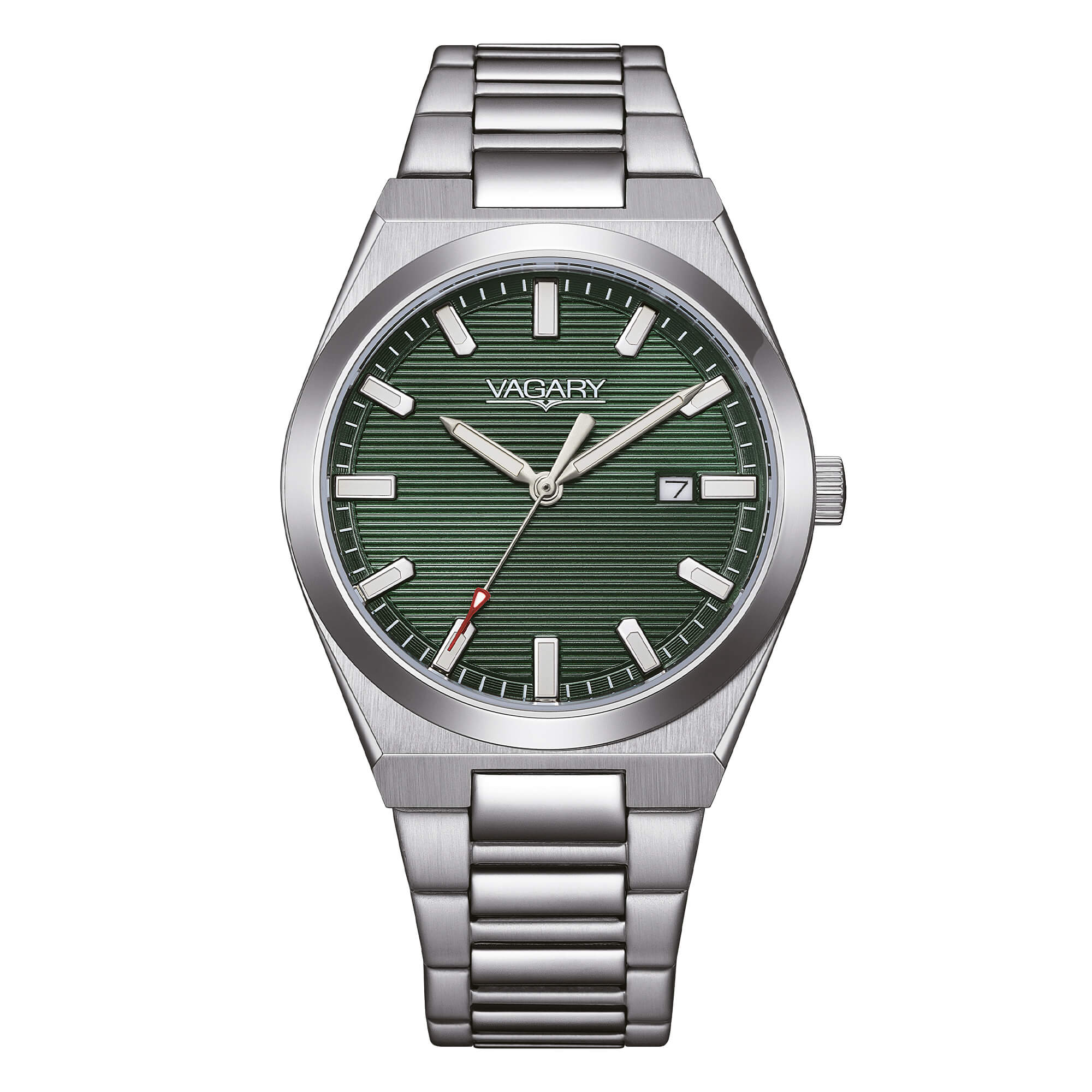Orologio Uomo Vagary By Citizen Verde Quarzo Acciaio IB9-719-41