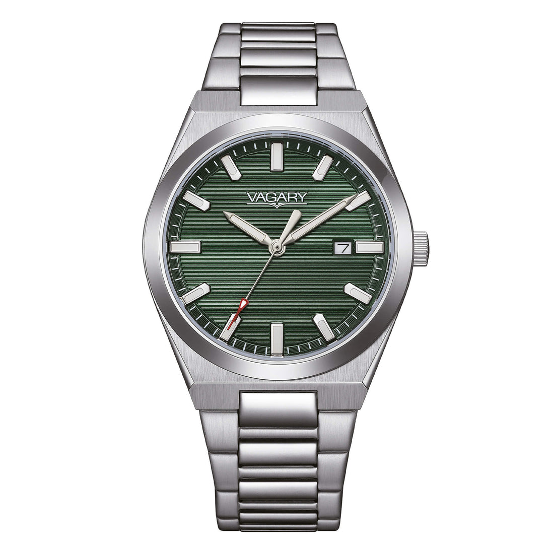Orologio Uomo Vagary By Citizen Verde Quarzo Acciaio IB9-719-41
