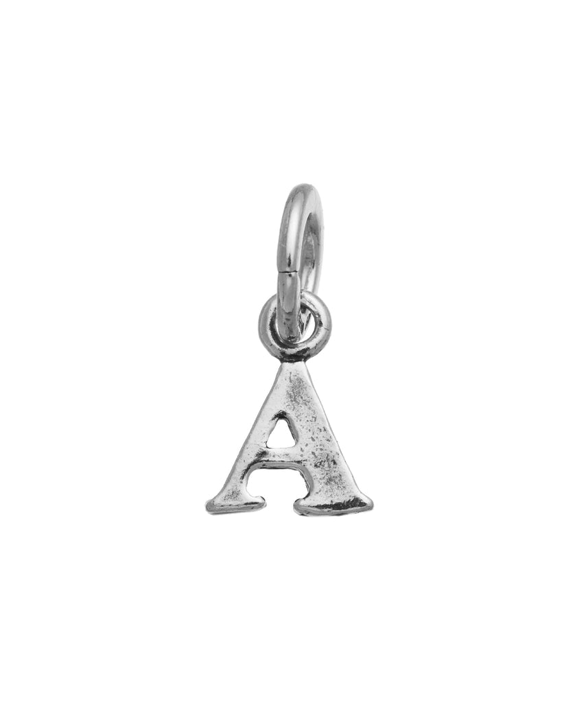 Charm Unisex Giovanni Raspini Argento 925 Mini Lettera A Realizzato A Mano 10876