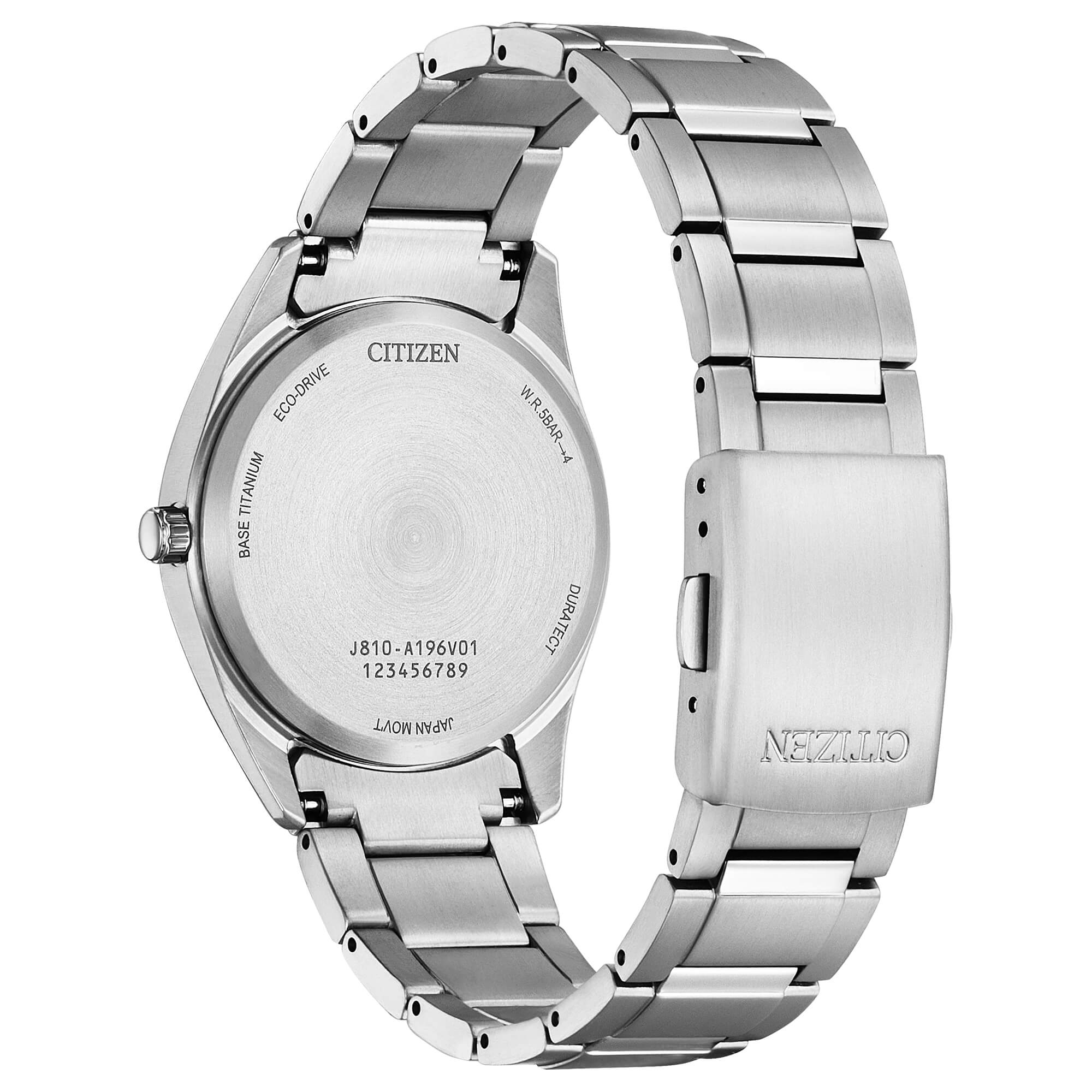 Orologio Donna Citizen Eco Drive Super Titanio Solo Tempo Data Blu FE6151-82L