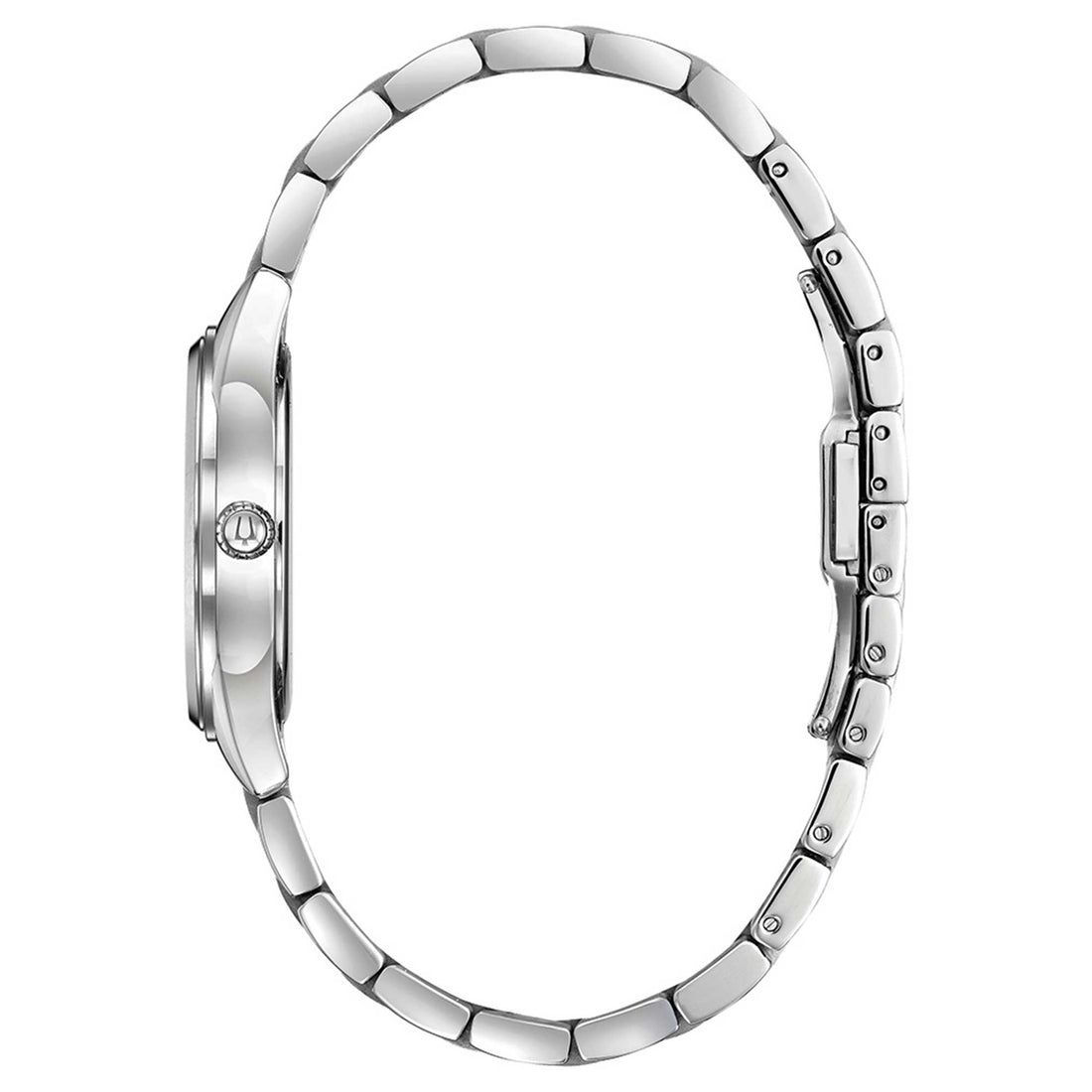 Orologio Donna Bulova Quarzo Solo Tempo Sutton Acciaio Madreperla Diamanti 96R228