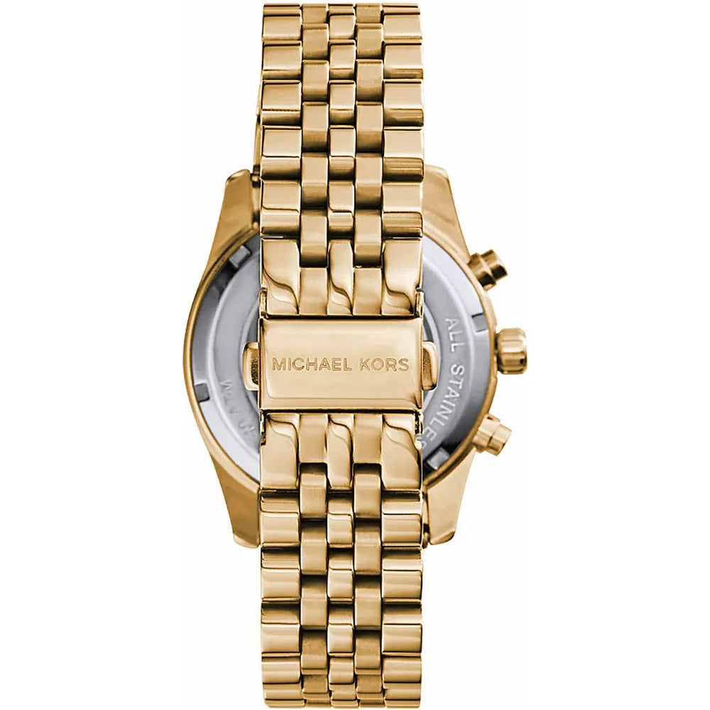 Orologio Donna Michael Kors Acciaio Dorato Quarzo Cronografo Data MK7378