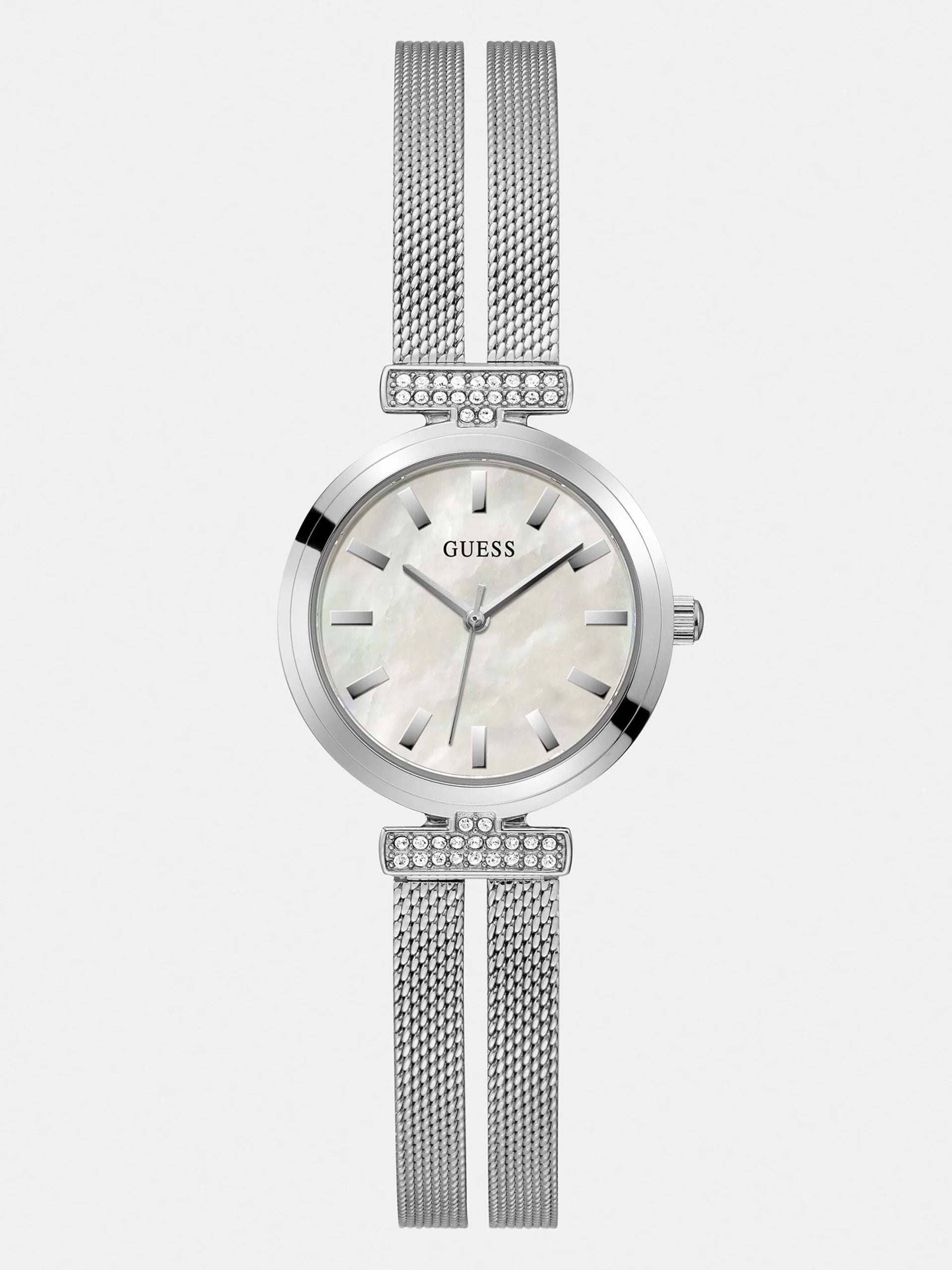 Orologio Donna Guess Quarzo Solo Tempo Zirconi Acciaio GW0471L1