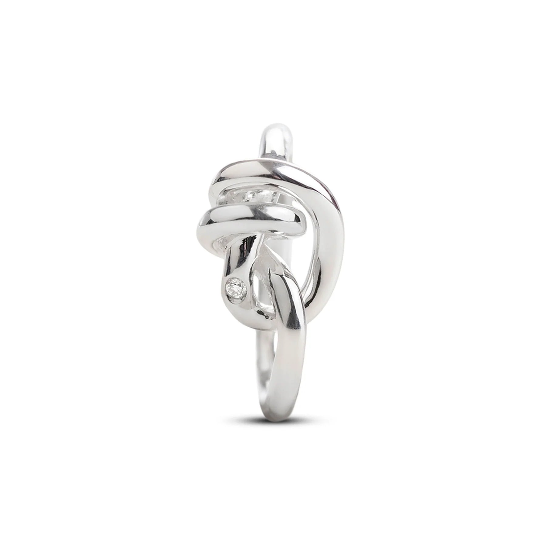 Anello Donna Filodellavita Argento 925 Filo D'Amore Diam. Bianco Mis 17 AN25ABT