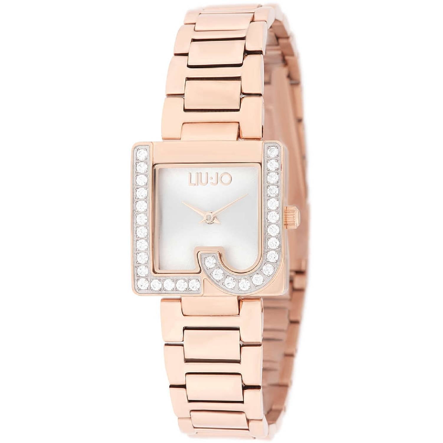 Orologio Donna Liu Jo Acciaio Rosè Luxury Solo Tempo Quarzo Argentè TLJ1823