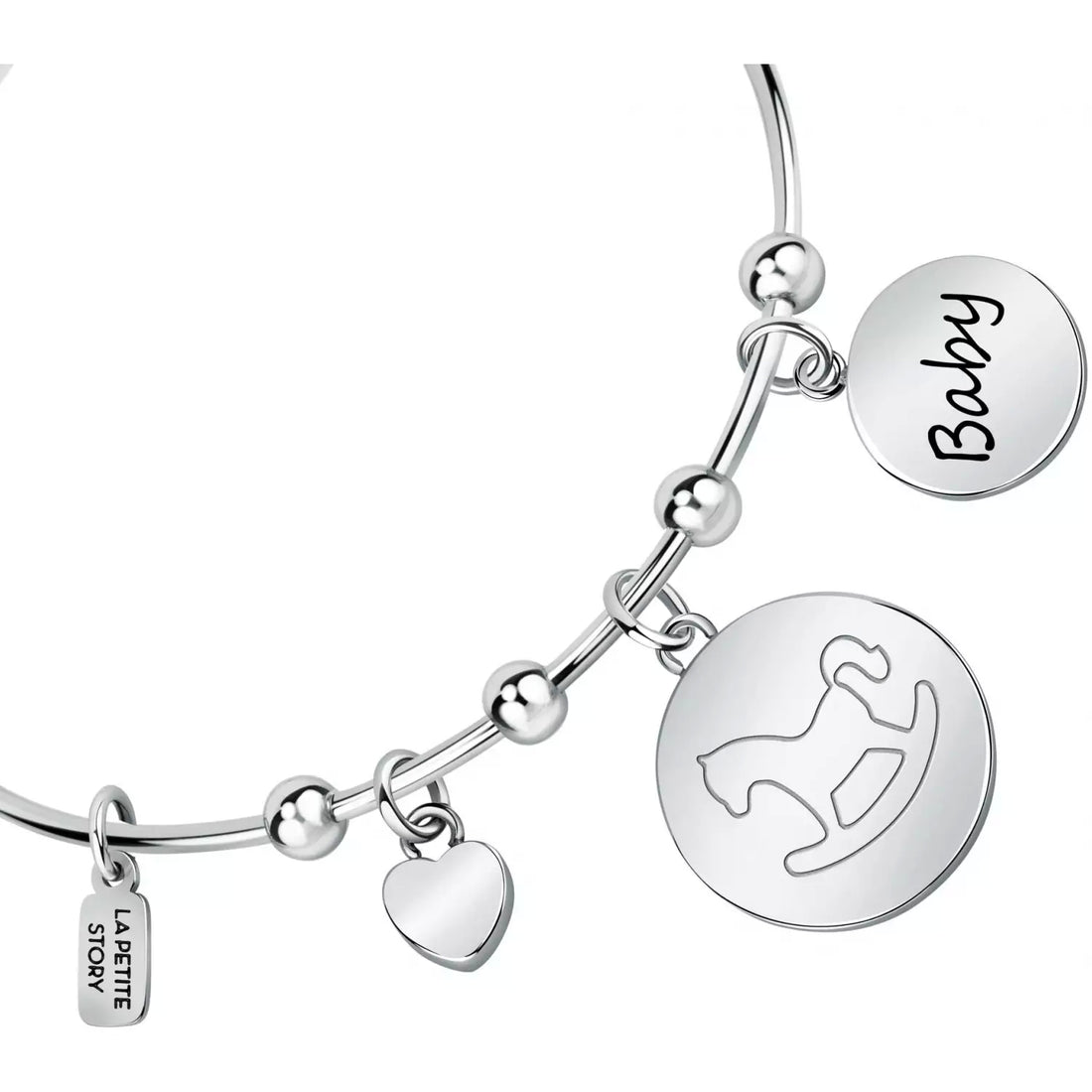 Bracciale Donna La Petite Story Acciaio Con Charms Family LPS05ASF29