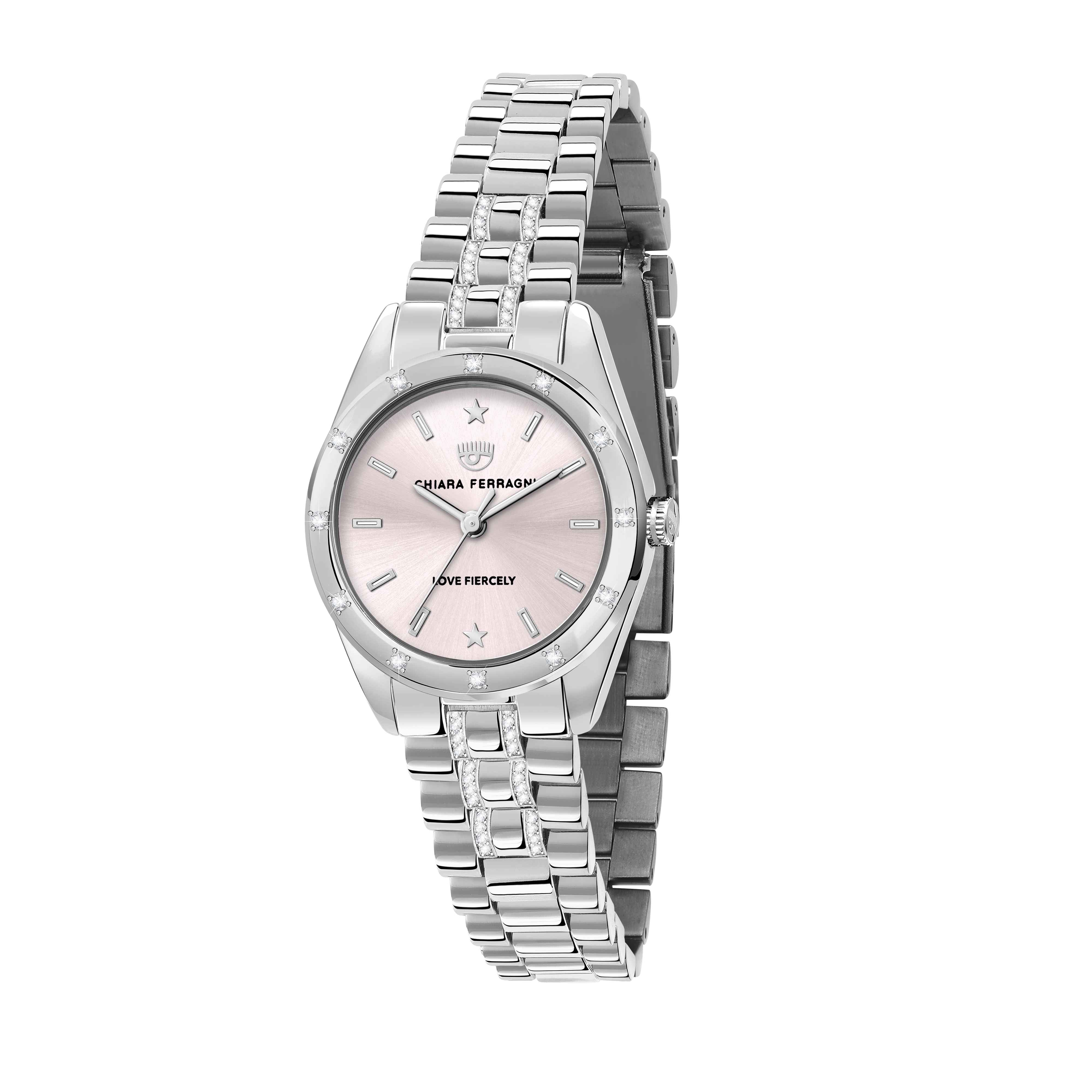 Orologio Donna Chiara Ferragni Quarzo Solo Tempo Acciaio Zirconi