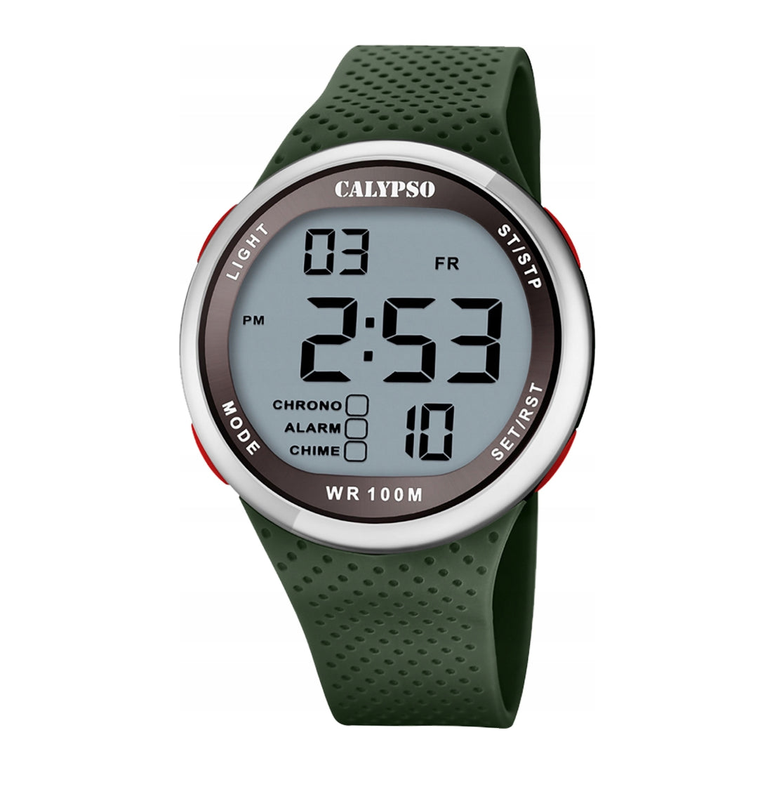 Orologio Digitale Calypso Cinturino Gomma Cassa in Plastica K5785/5