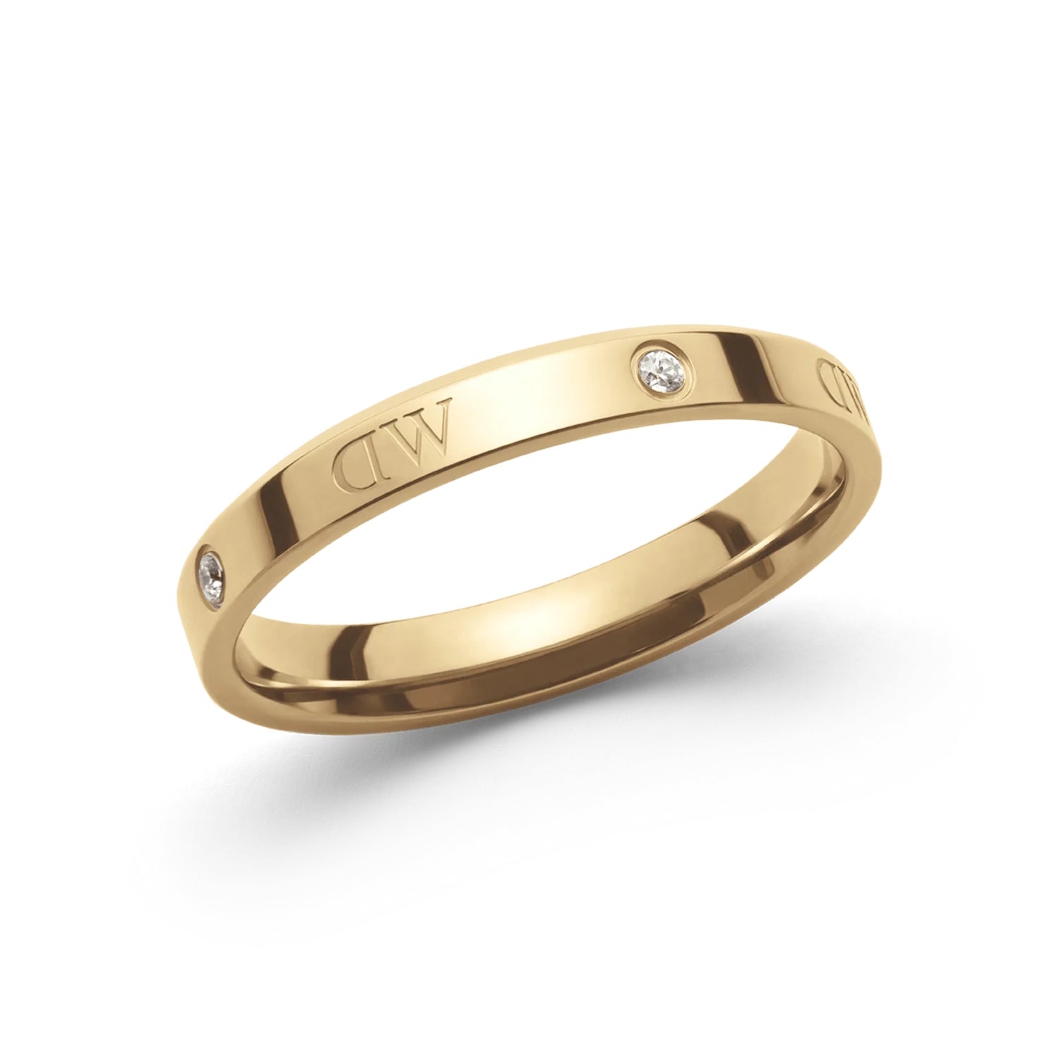 Anello Donna Daniel Wellington Oro Lumine Zirconi Misura 14 DW00400288