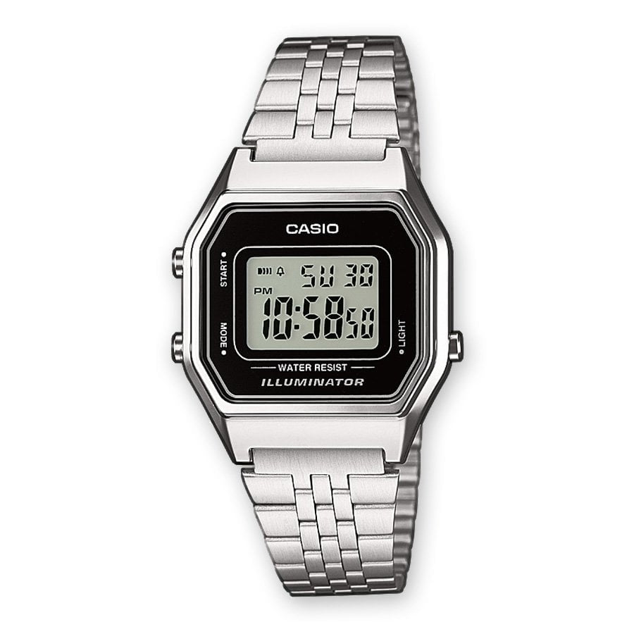Orologio Donna Casio Digitale Vintage Acciaio LA680WA-1DF