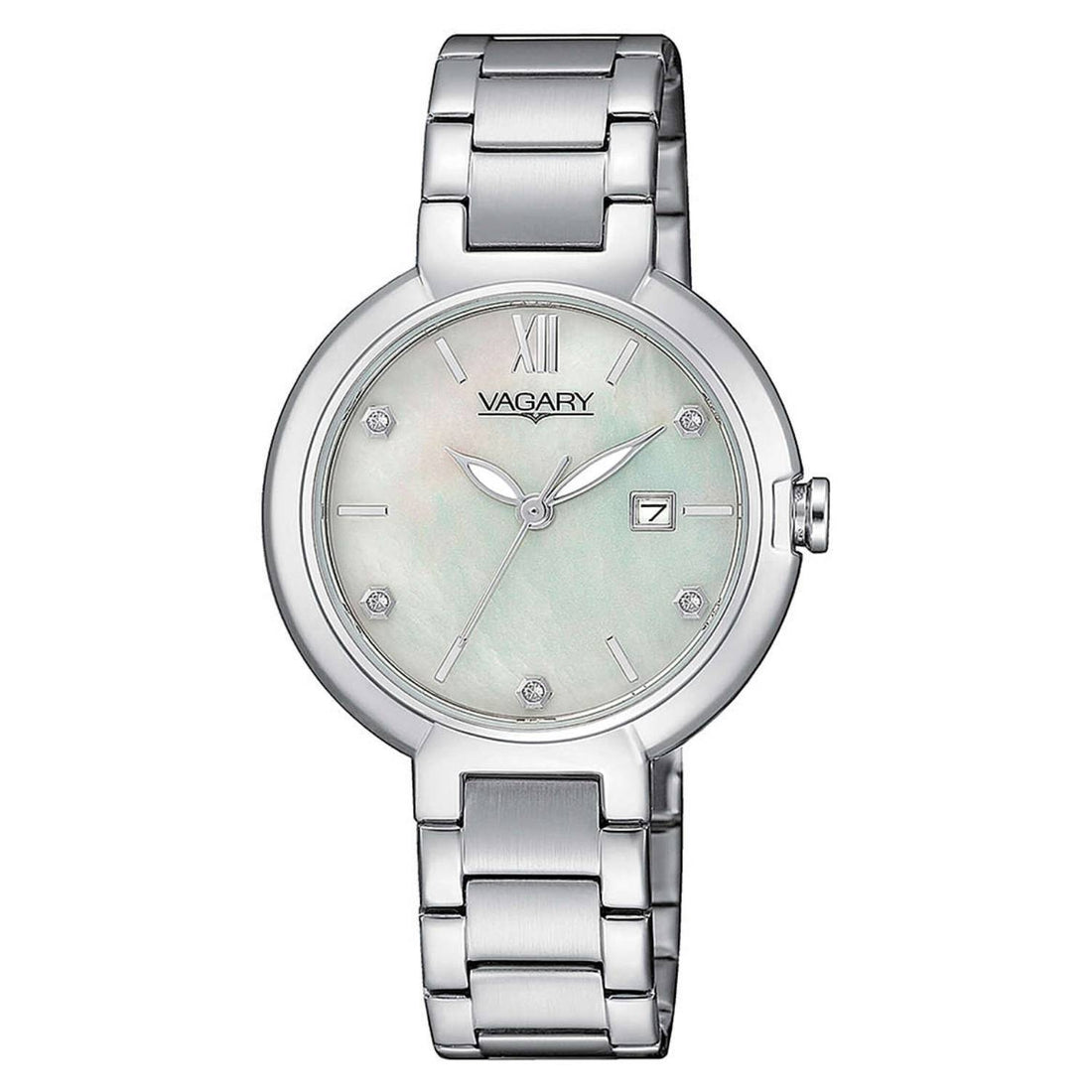 Orologio Donna Vagary MadrePerla Quarzo Solo Tempo Zirconi Flair Lady IU2-618-11