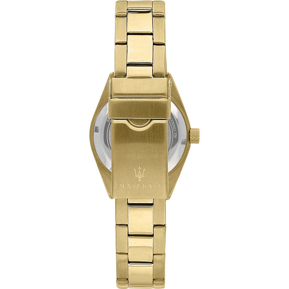 Orologio Donna Maserati Acciaio Dorato Quarzo Solo Tempo Data Zirconi R8853100506
