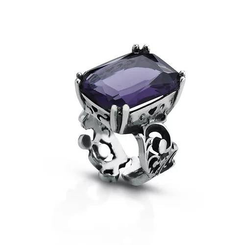 Anello Donna Labriò Argento 925 Quarzo Ametista 2054 Quarzo