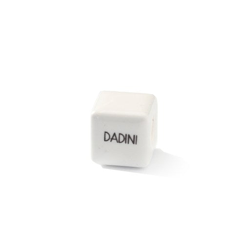 Ciondolo Dadini Porcellana Colore White 18362