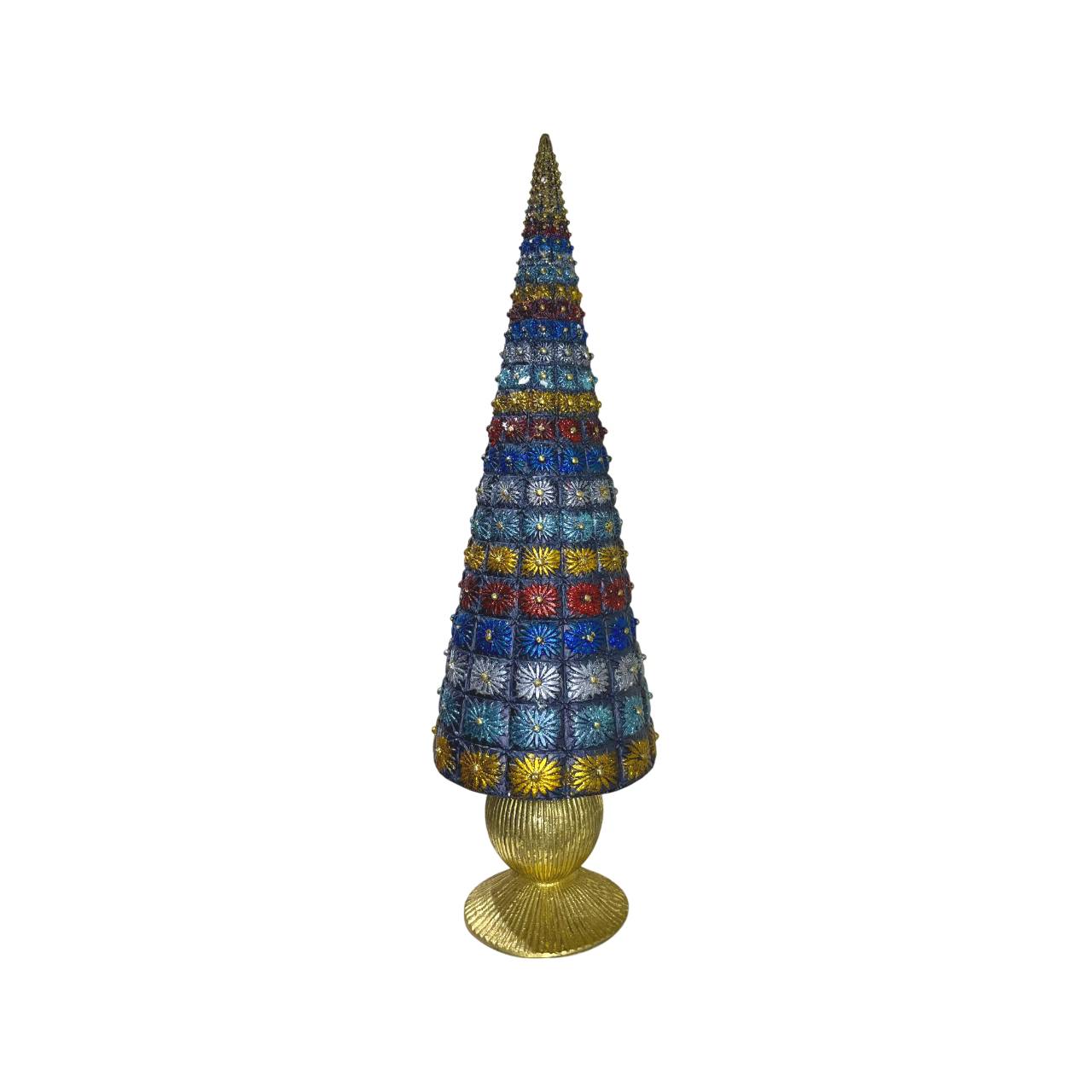 Albero Fade Porcellana Blu Oro 0014