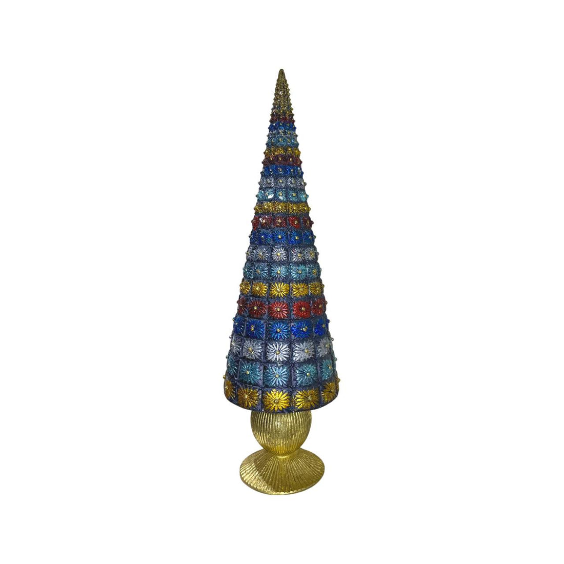 Albero Fade Porcellana Blu Oro 0014