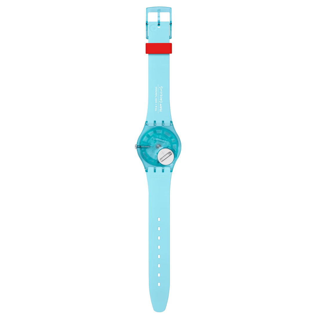 Orologio Unisex Swatch Angel Bart San Valentino Quarzo Azzurro SO28Z115