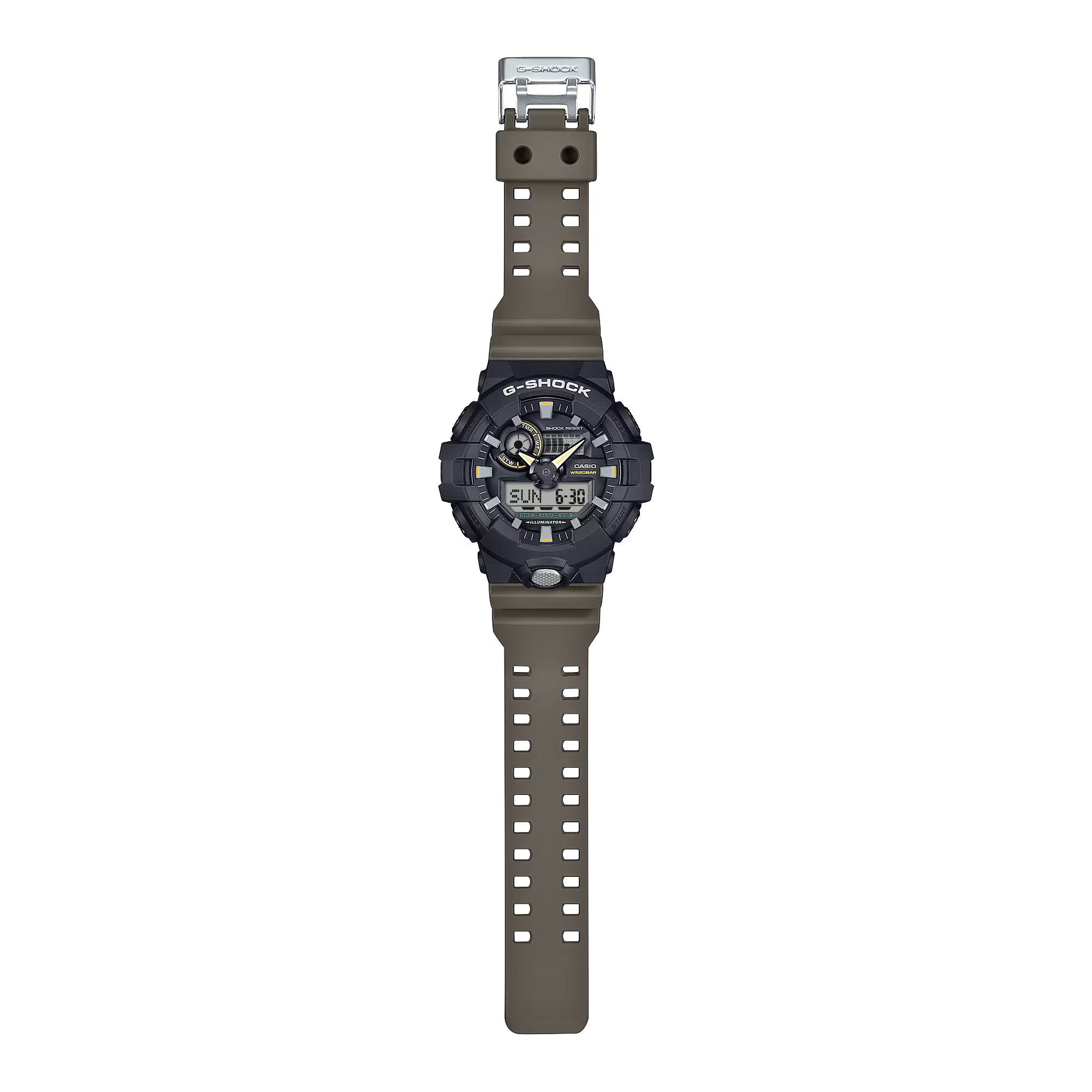 Orologio Uomo Casio G-SHOCK Verde Militare Nero GA-710TU-1A3ER