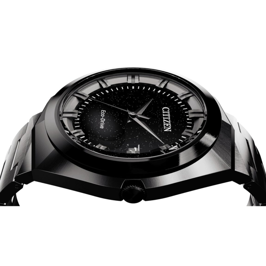 Orologio Unisex Citizen Eco-Drive Stardust Acciaio Nero Zirconi BN1015-52E