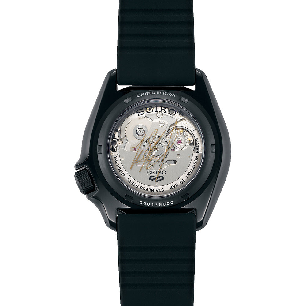 Orologio Uomo Seiko 5 Sport Automatico Total Black Acciaio Edizione Limitata SRPJ39K1