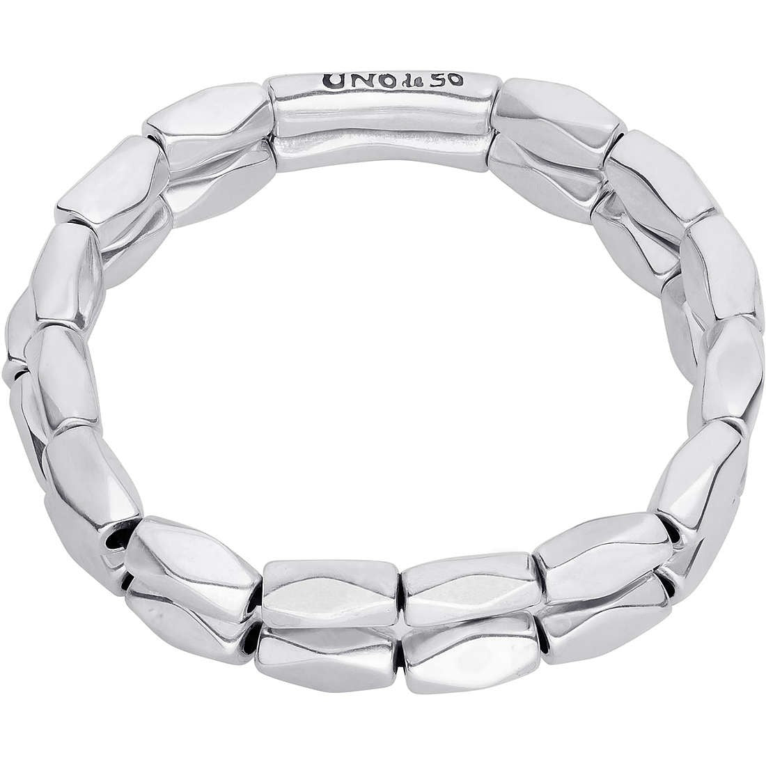 Bracciale Donna Uno De 50 Elastico Doppio Giro Color Argento