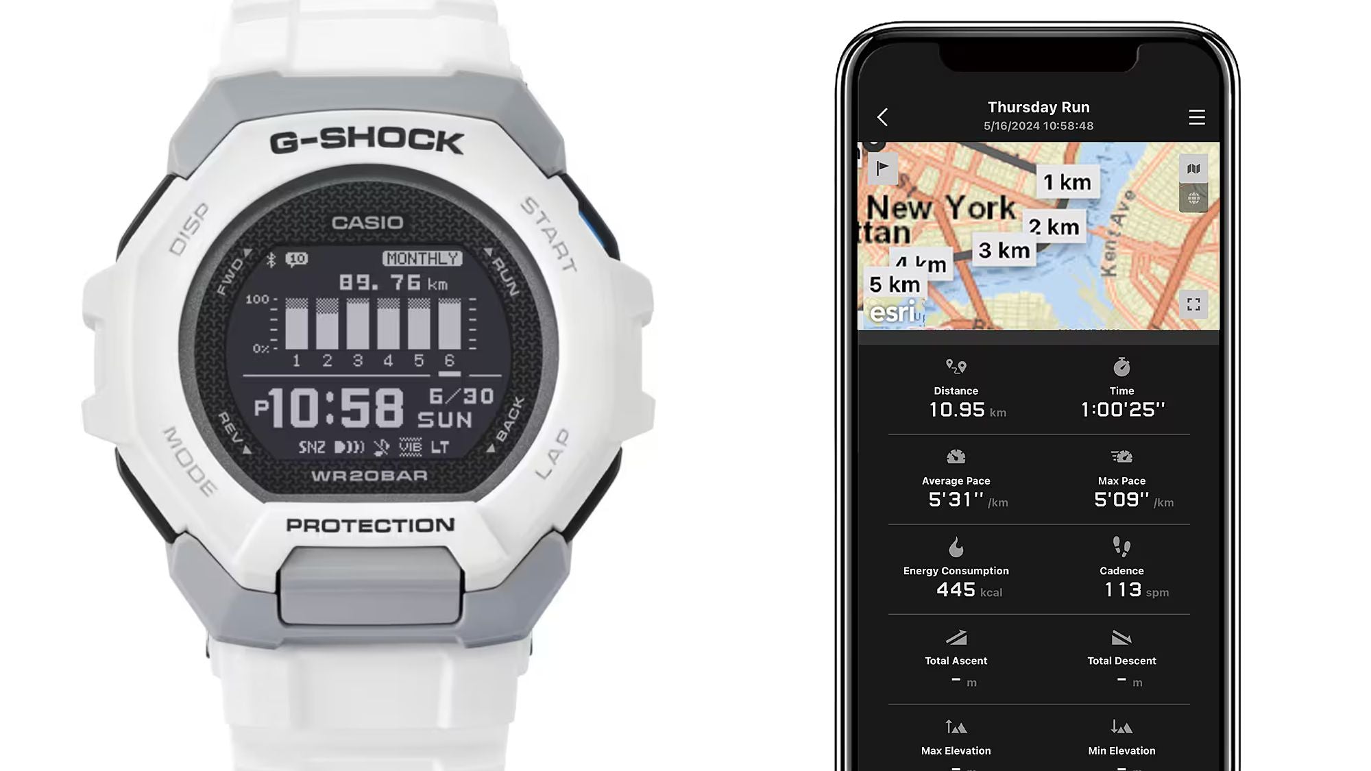 Orologio Uomo Casio G-SHOCK Bianco Digitale Bluetooth GBD-300-7ER