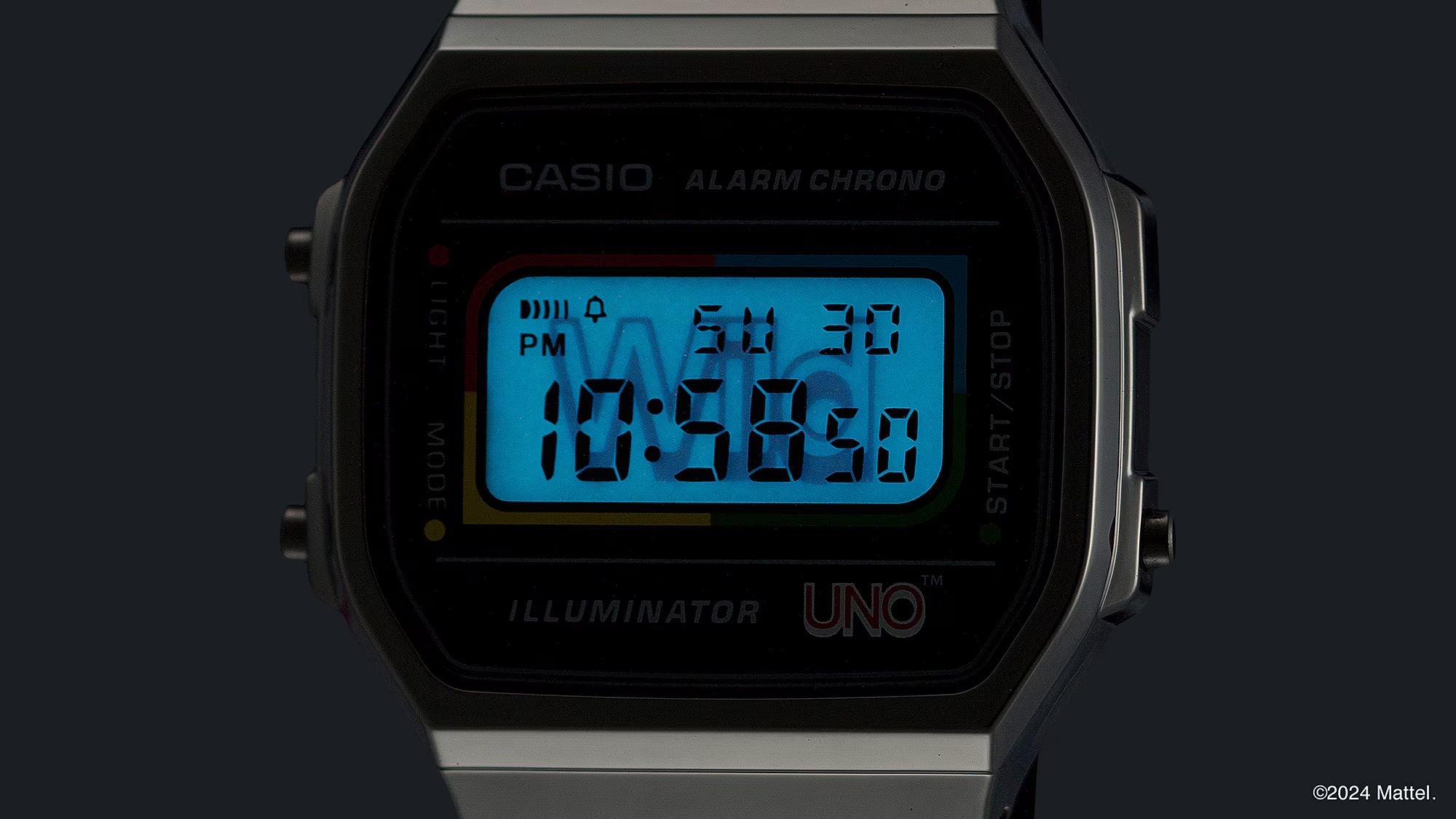Orologio Unisex Casio X UNO Vintage Acciaio Nero Quarzo Digitale A168WEUC-1AER