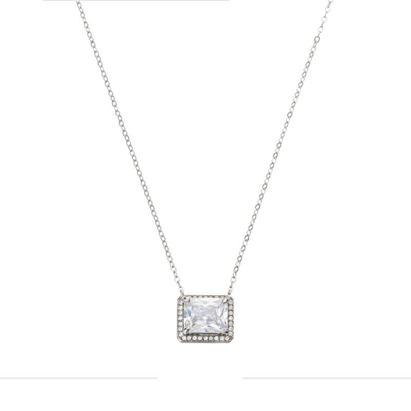 Collana Donna Liu Jo Acciaio Catena Rollò Punto Luce Baguette LJ2116