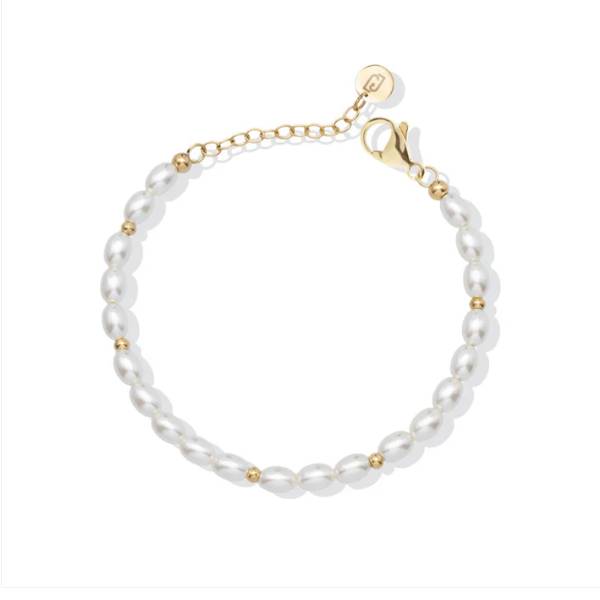 Bracciale Donna Liu Jo Acciaio Gold Perle LJ2846