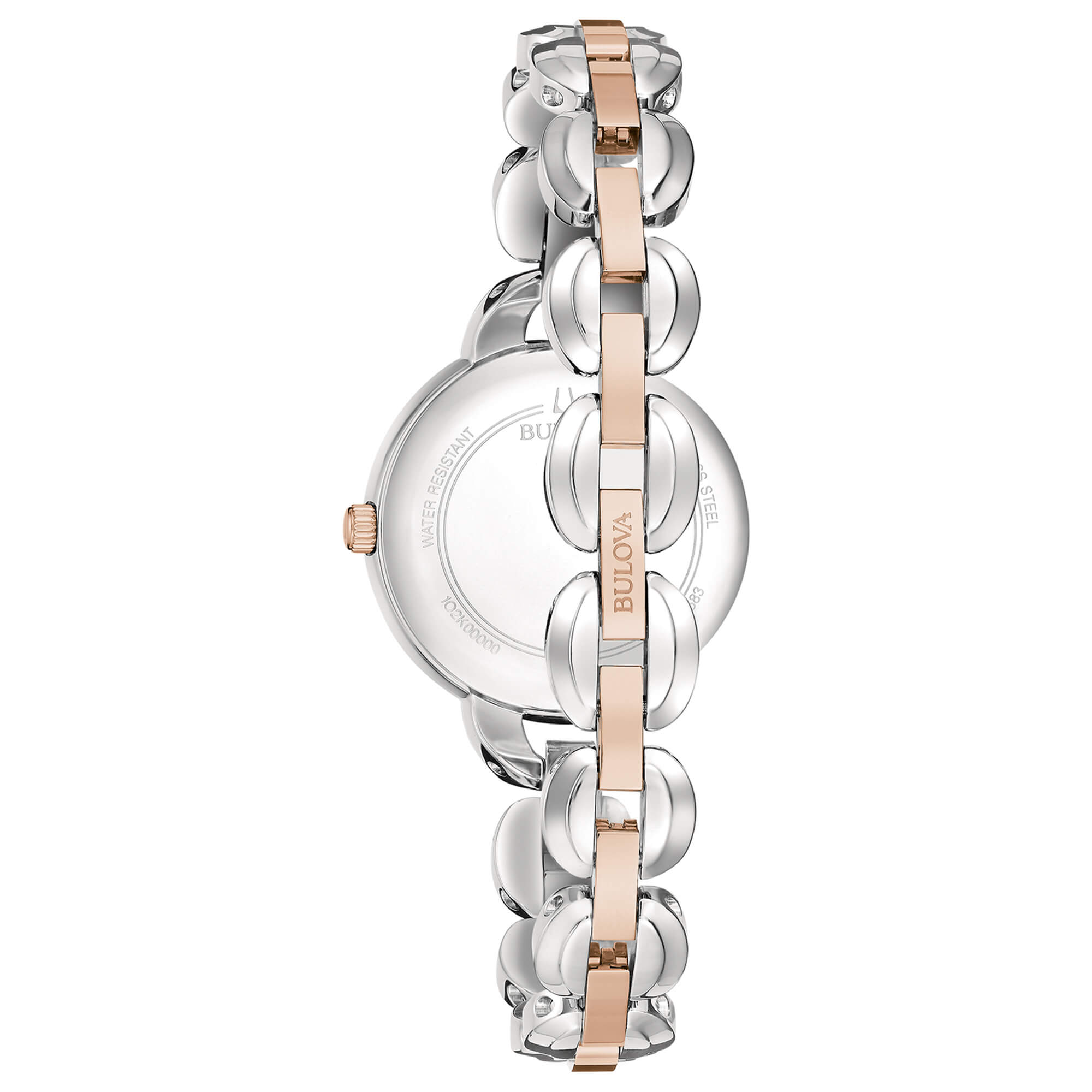 Orologio Donna Bulova Quarzo Solo Tempo Classic lady Madreperla Acciaio Diamanti 98P210