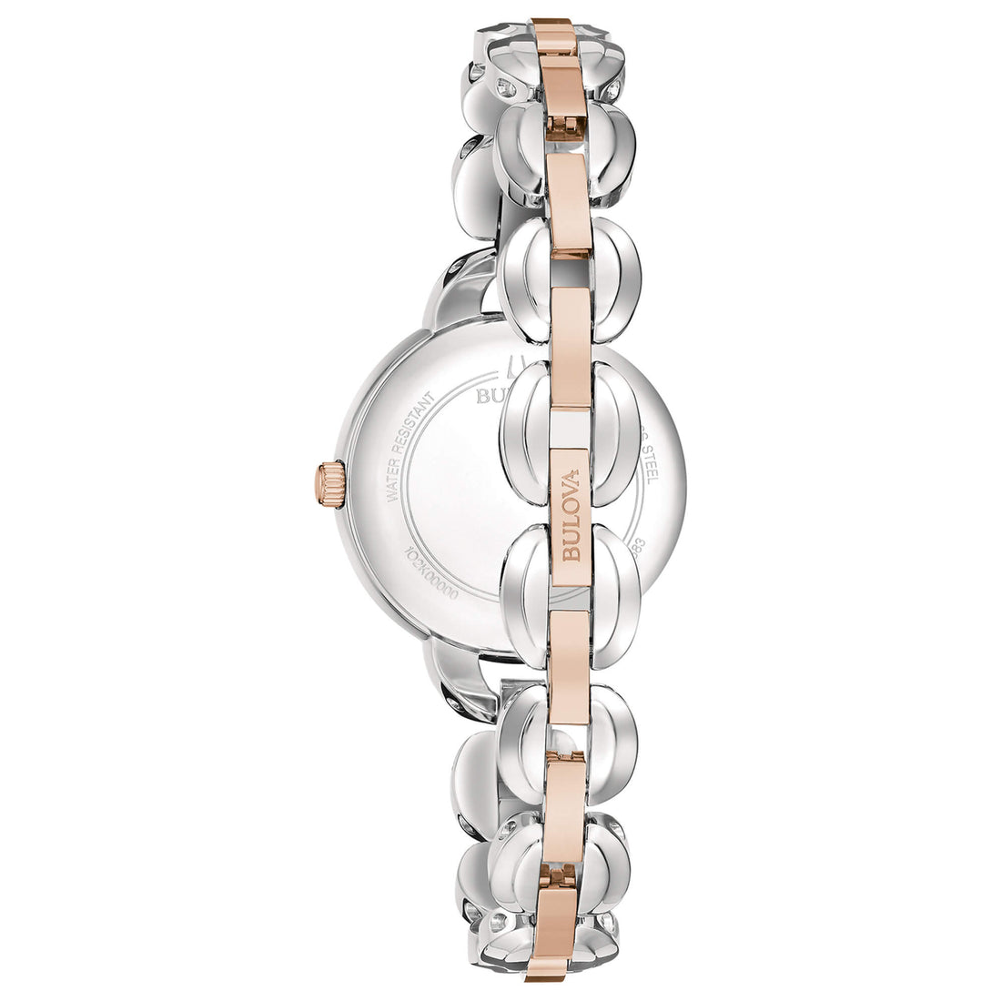 Orologio Donna Bulova Quarzo Solo Tempo Classic lady Madreperla Acciaio Diamanti 98P210