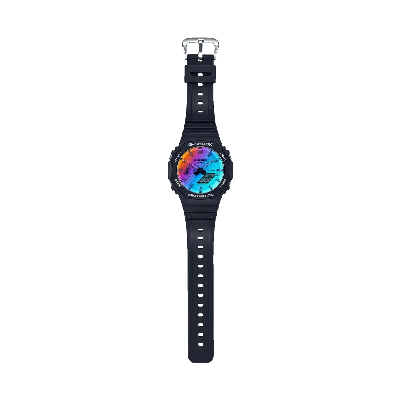 Orologio Uomo Casio G-Shock Multicolore Nero GA-2100SR-1AER