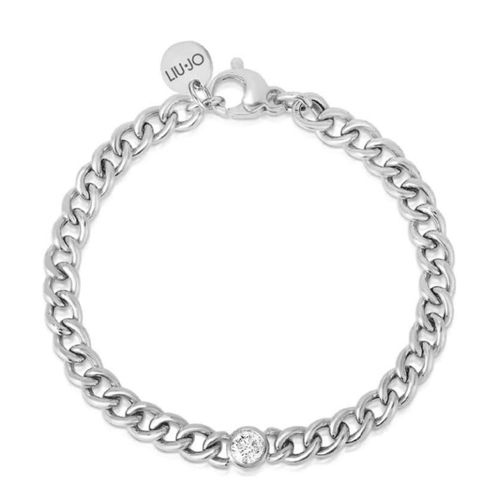 Bracciale Donna Liu Jo Acciaio Catena Groumette Punto Luce LJ2314