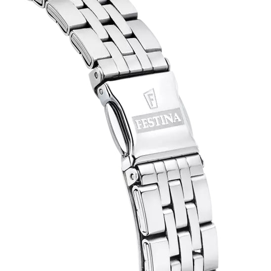 Orologio Donna Festina Acciaio Quarzo Solo Tempo Data Nero Zirconi F16867/2