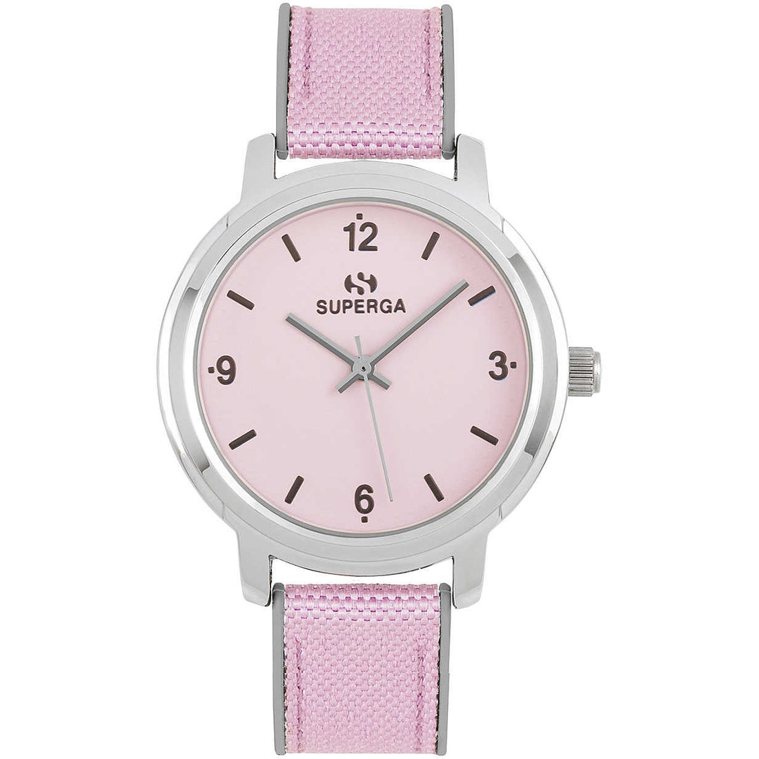 Orologio Donna Superga Quarzo Solo Tempo Cinturino Silicone Rosa